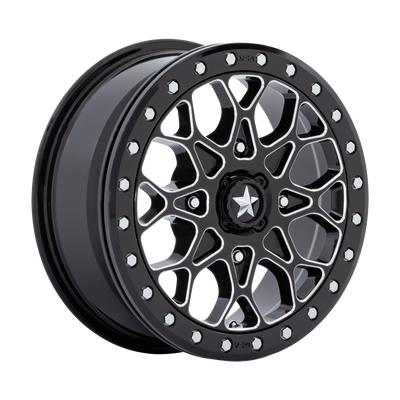 MSA Offroad Wheels M48 PORTAL BEADLOCK Black wheel