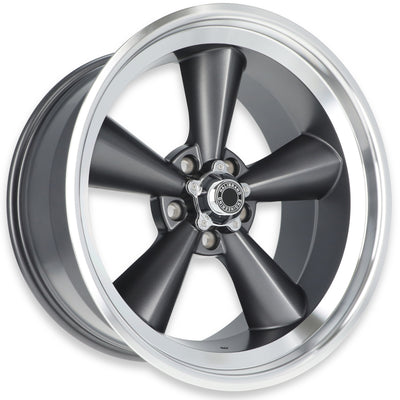 Halibrand 5 Spoke Anthracite Machined Wheel