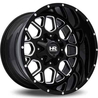 Hardrock Gunner Black Milled Wheel