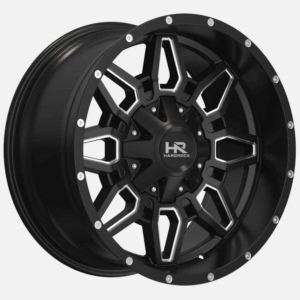 Hardrock Striker Black Milled Wheel