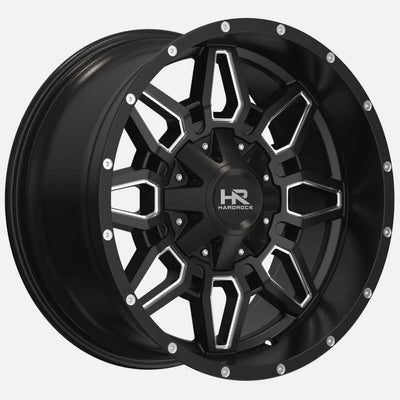 Hardrock Striker Black Milled Wheel