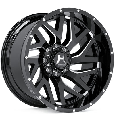 Hartes Metal Offroad Stealth Black Milled Wheel