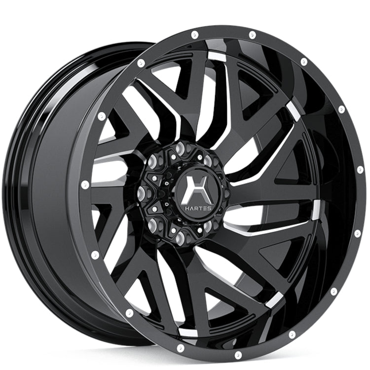 Hartes Metal Offroad Stealth Black Milled Wheel