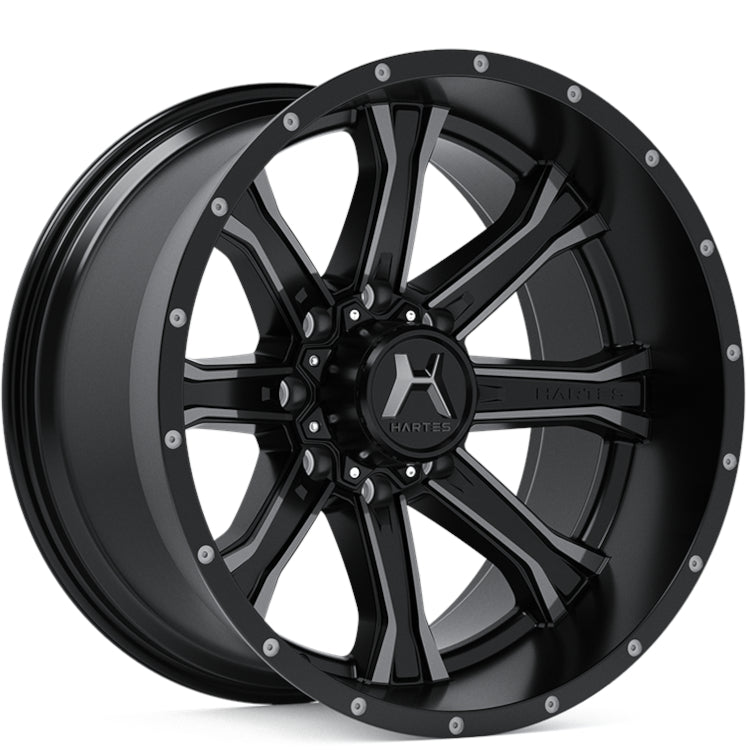 Hartes Metal Offroad Strike Black Tint Wheel