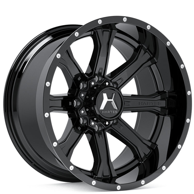 Hartes Metal Offroad Strike Gloss Black Wheel