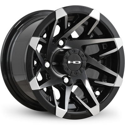 HD Canyon Black Machined Wheel