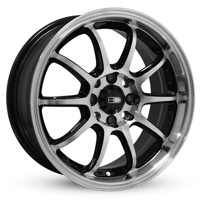 HD Clutch Black Machined Wheel