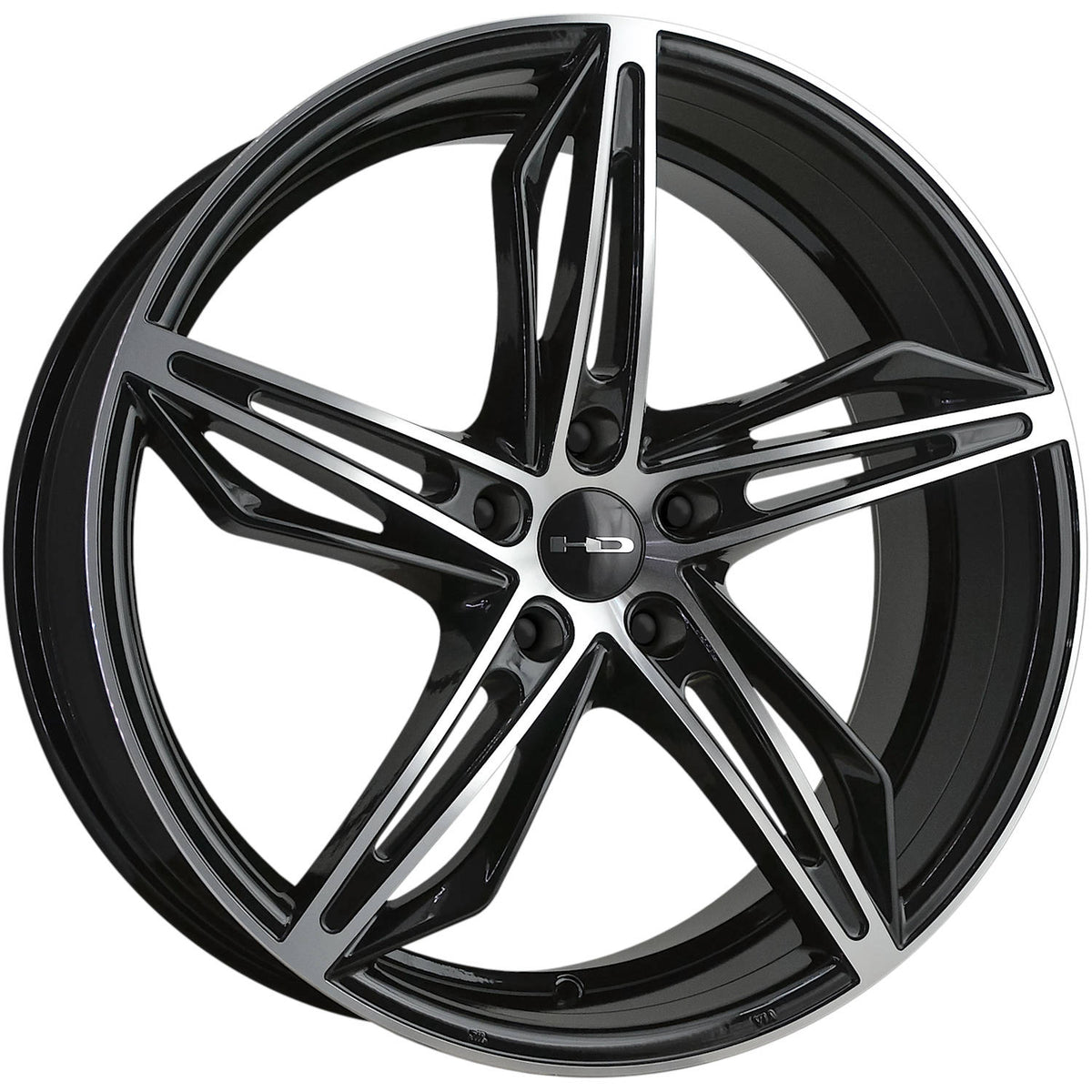 HD Fly-Cutter Black Machined Wheel