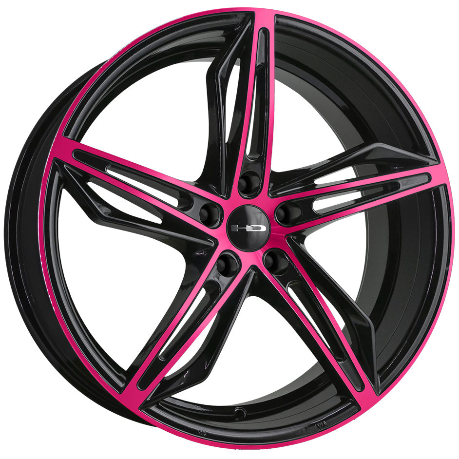 HD Fly-Cutter Black Pink Wheel