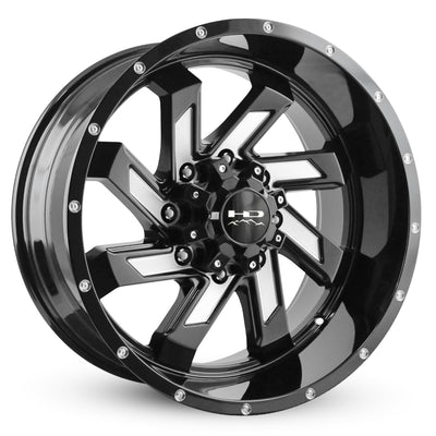 HD Offroad Saw Black Milled Wheel