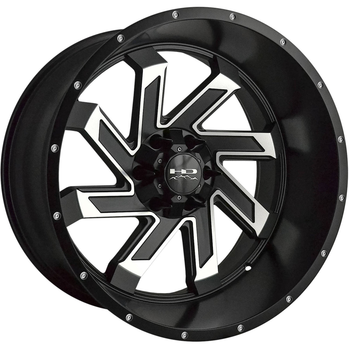 HD Offroad Saw Black Milled Wheel