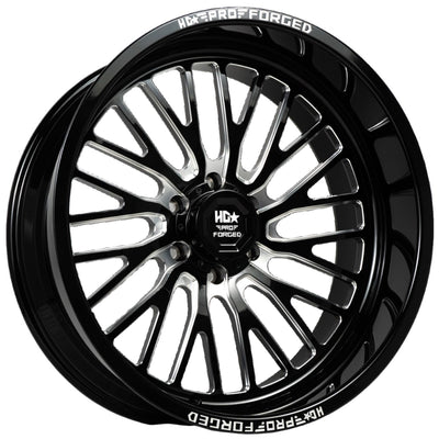 HD-PRO Forged Sentry Black Milled Wheel