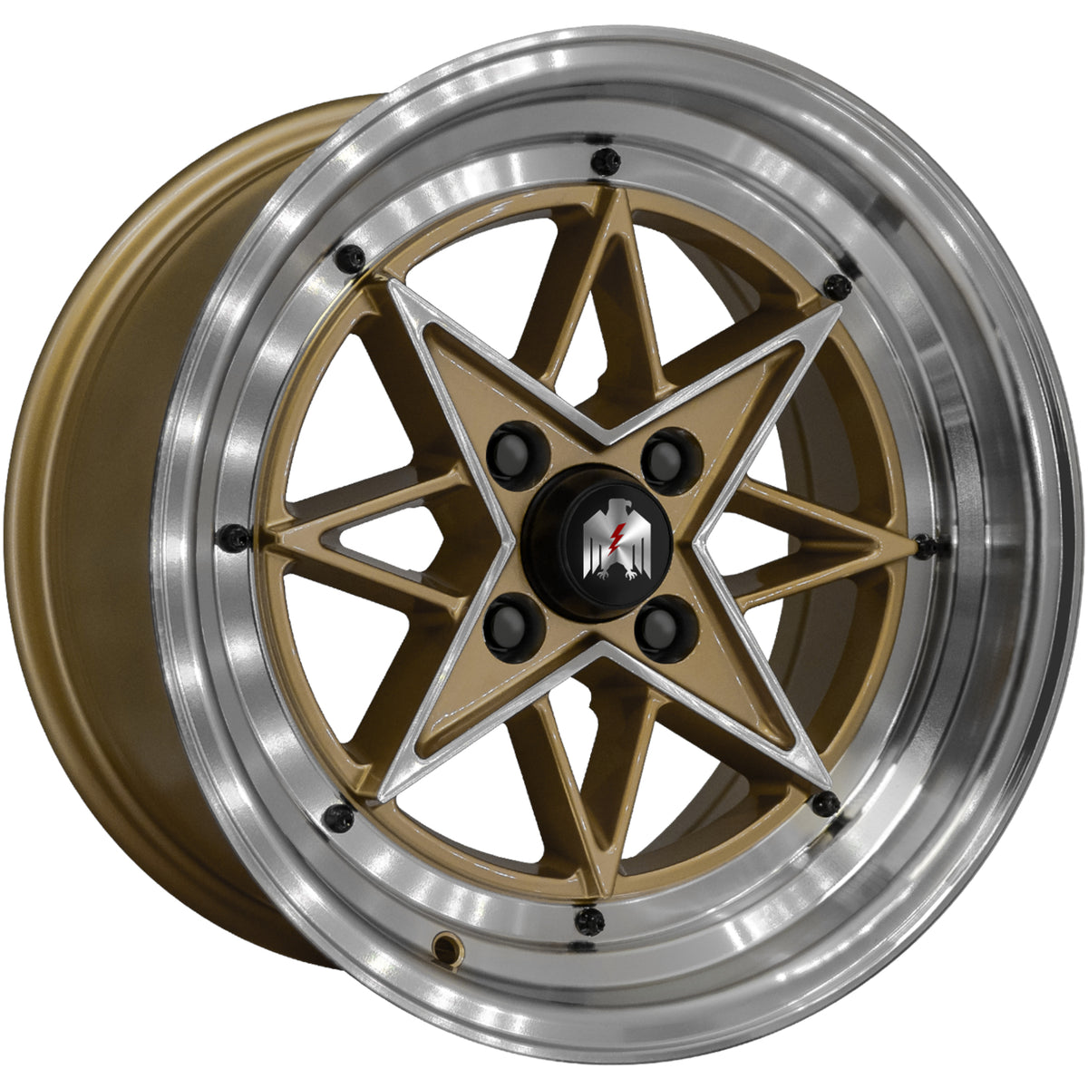HD RS-L Gold Machined Wheel