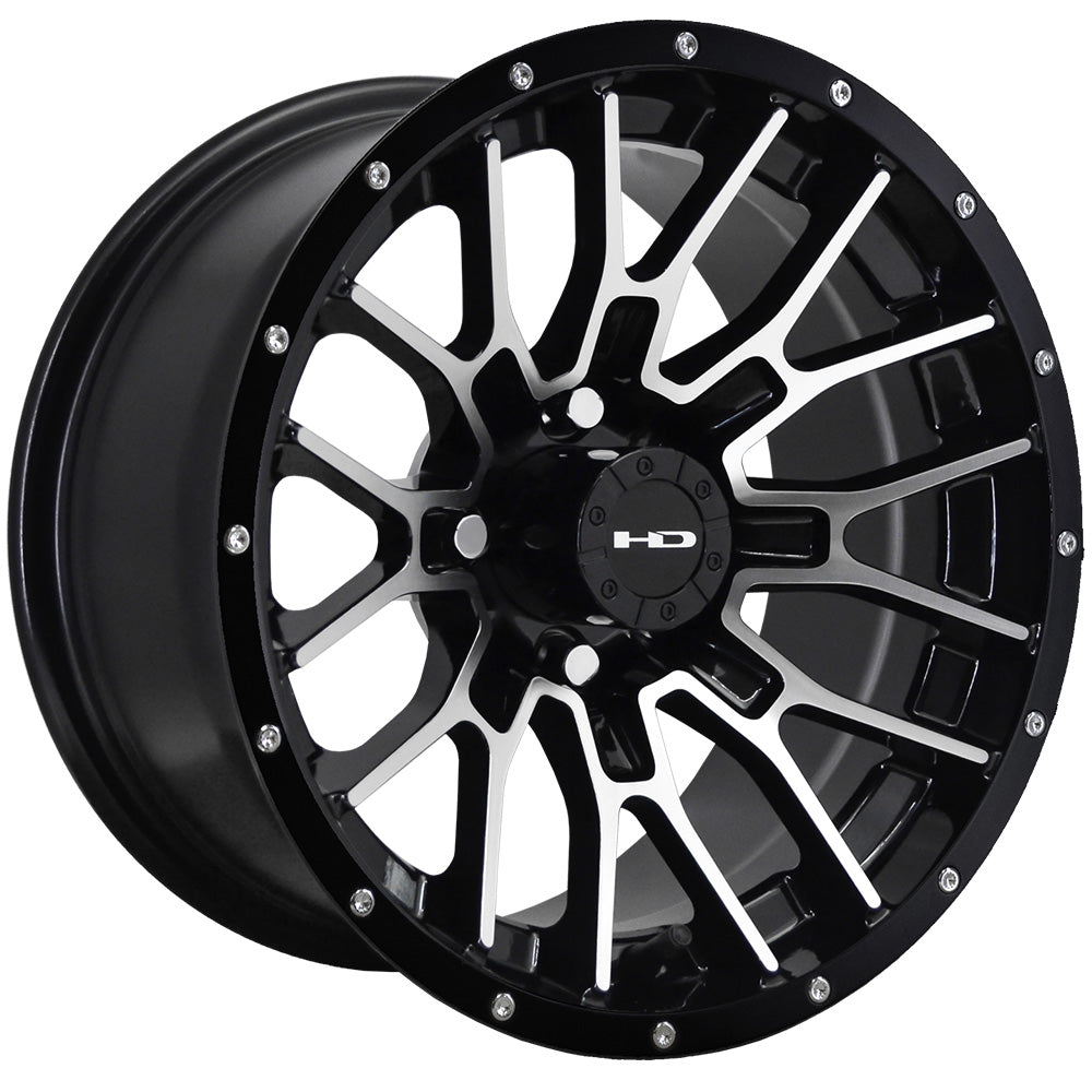 HD RTC Black Machined Wheel