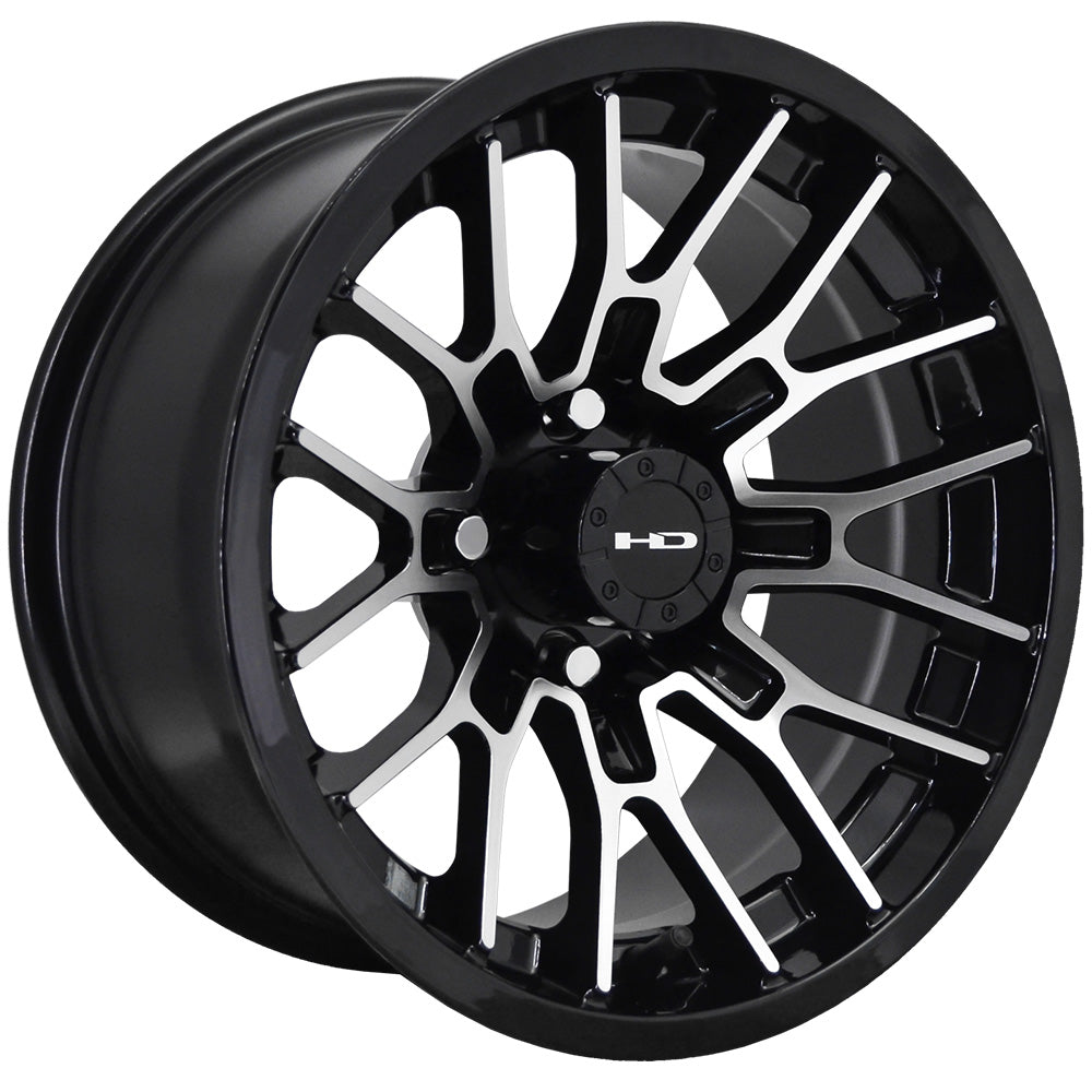 HD RTC Black Machined Wheel