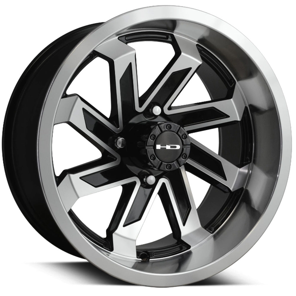 HD Saw Black Machined Wheel