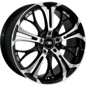 HD Spinout Machined Black wheel