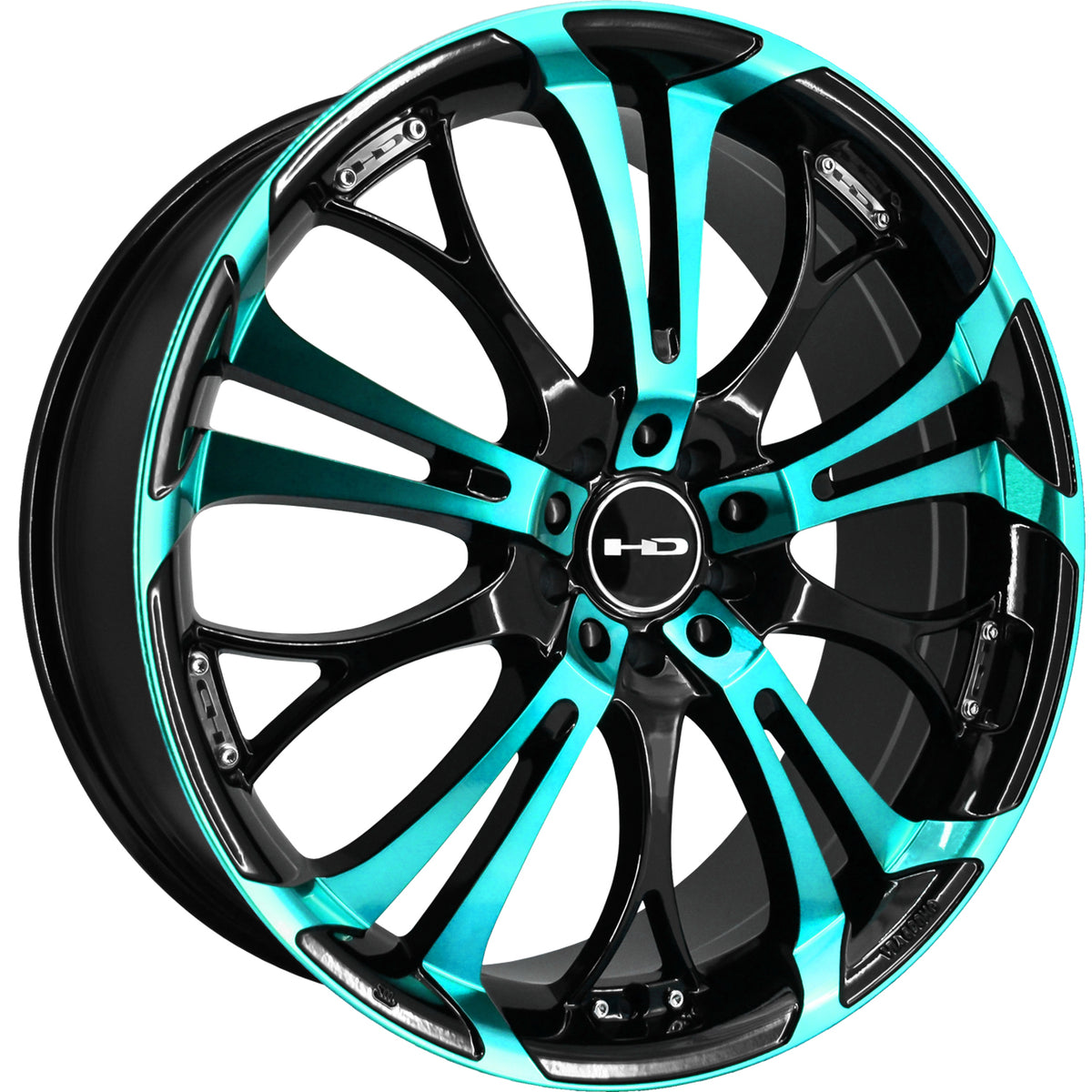 HD Spinout Teal Wheel