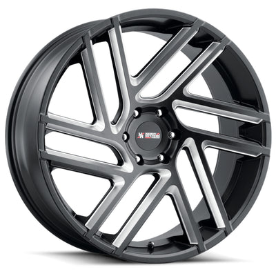 Heavy Hitters HF6 Black Milled Wheel