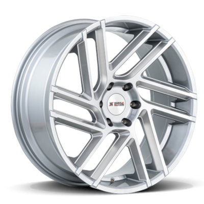 Heavy Hitters HF6 Silver Milled Wheel