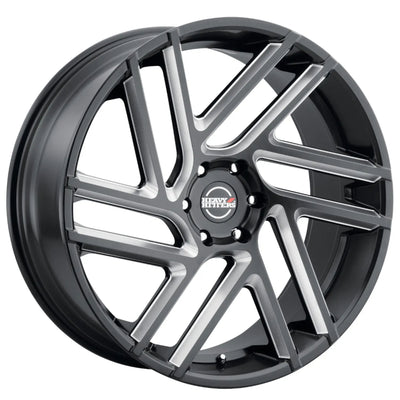 Heavy Hitters HH6 Black Milled Wheel