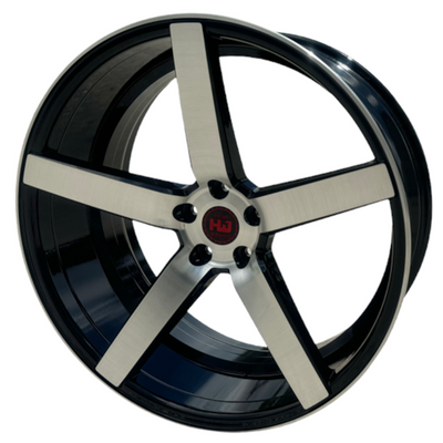 Hemi Wheels HM05 Black Brushed wheel