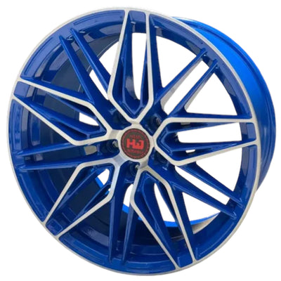 Hemi Wheels HM10 Blue Machined Wheel