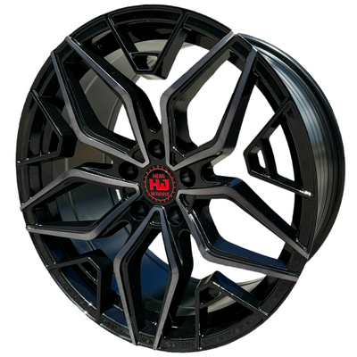 Hemi Wheels HM14 Black Machined Wheel