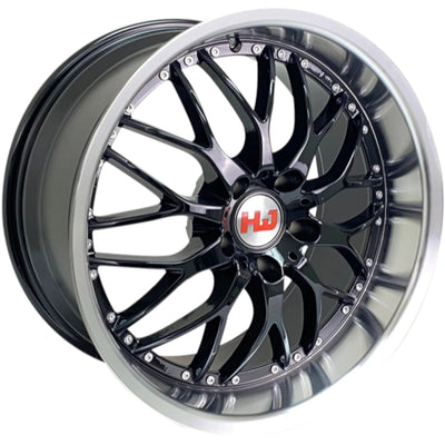 Hemi Wheels HM5 Black Polished Wheel