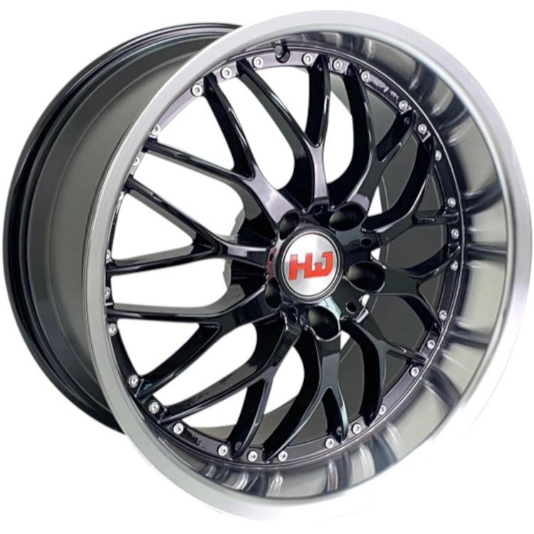 Hemi Wheels HM5 Black Polished Wheel