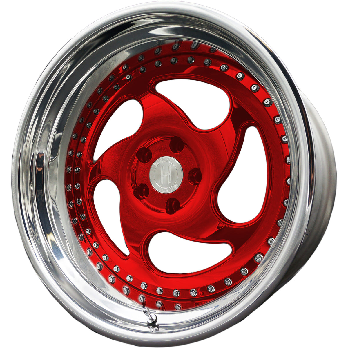 Heritage Avus Red Polished Wheel
