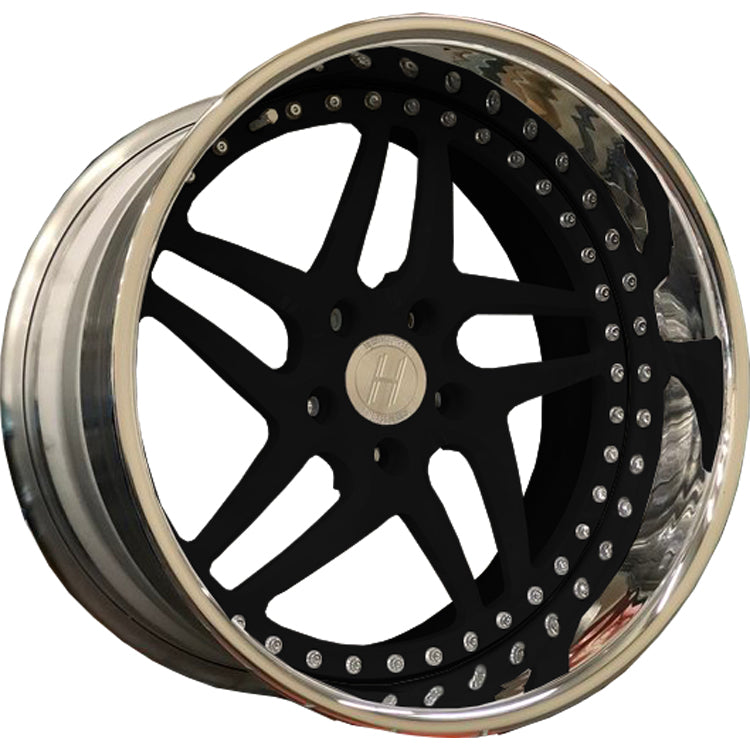 Heritage Ebisu Directional Black Polished Wheel