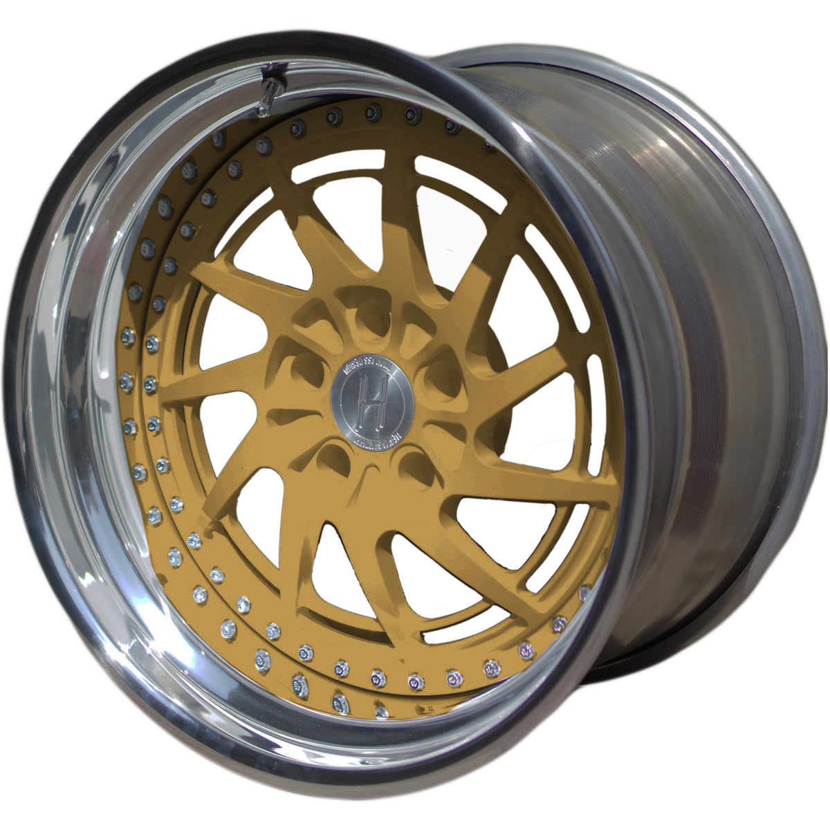 Heritage Hokkaido Directional Gold Polished Wheel