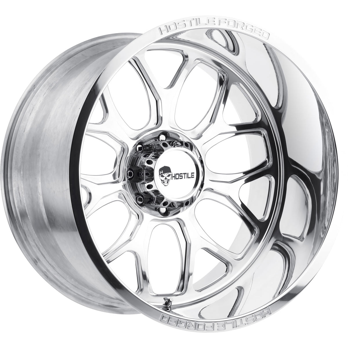 Hostile Forged Punisher Polished Wheel