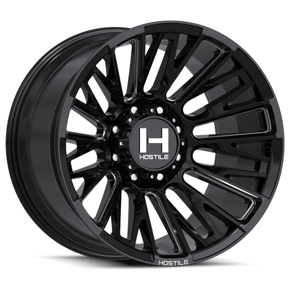 Hostile Justice Black Milled Wheel