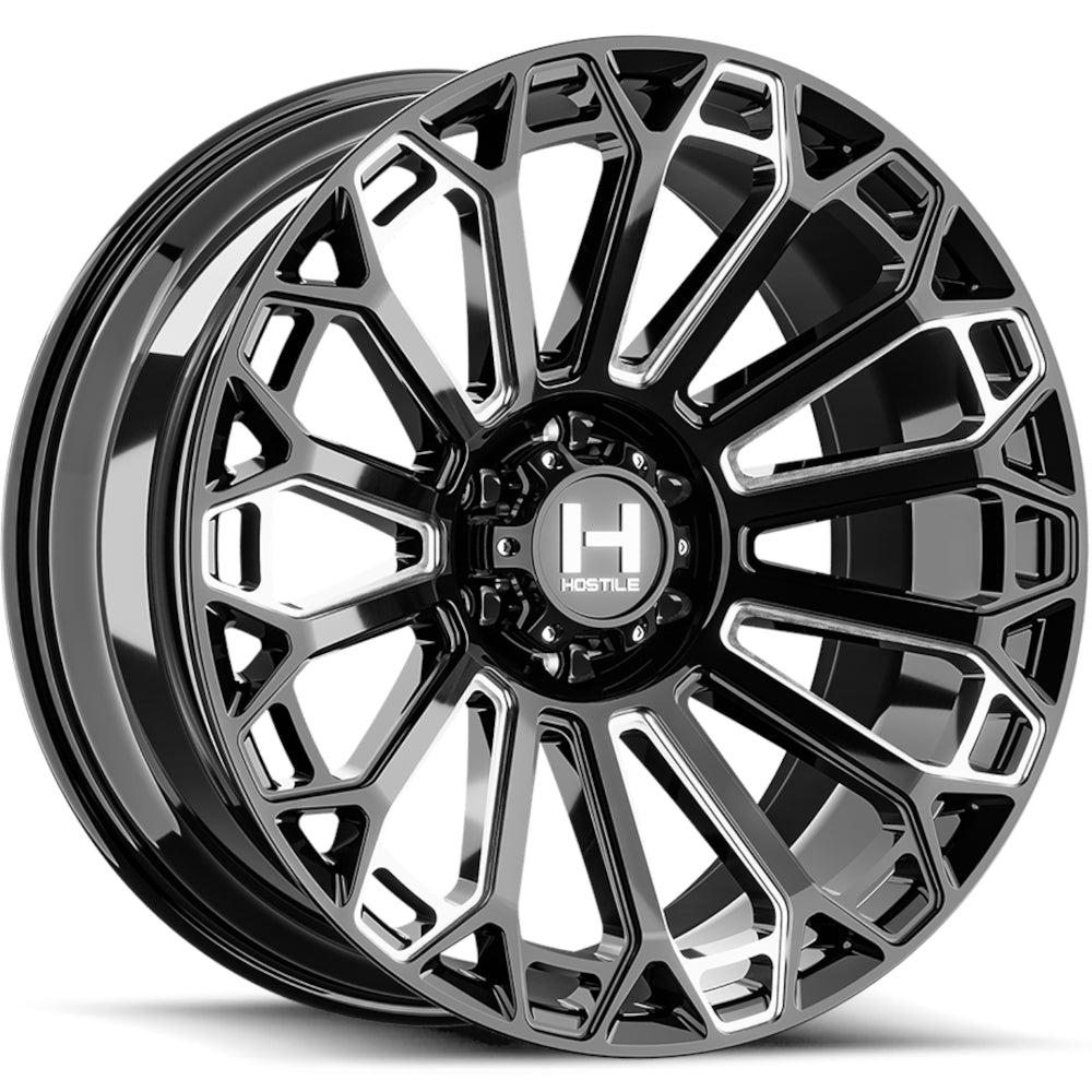 Hostile Warrior Black Milled Wheel