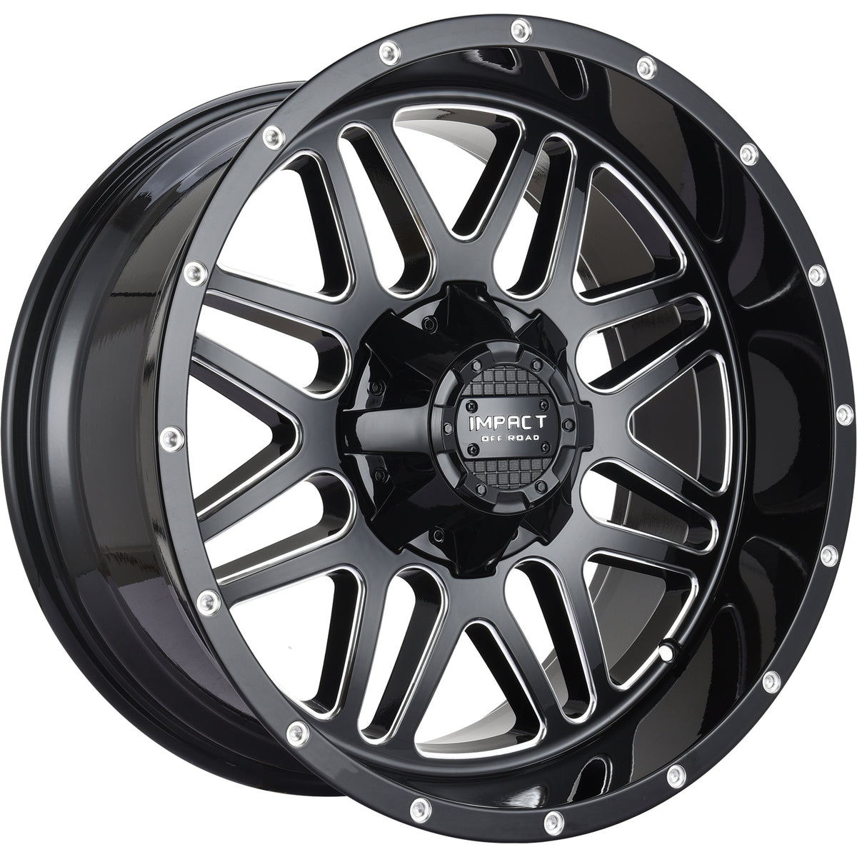 Impact Offroad 806 Black Milled Wheel