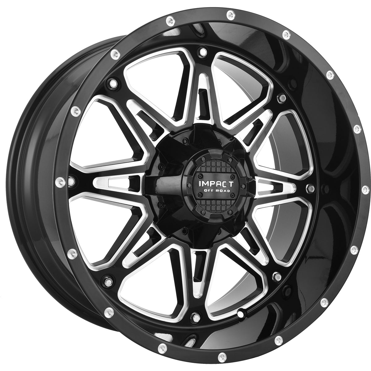Impact Offroad 810 Black Milled Wheel