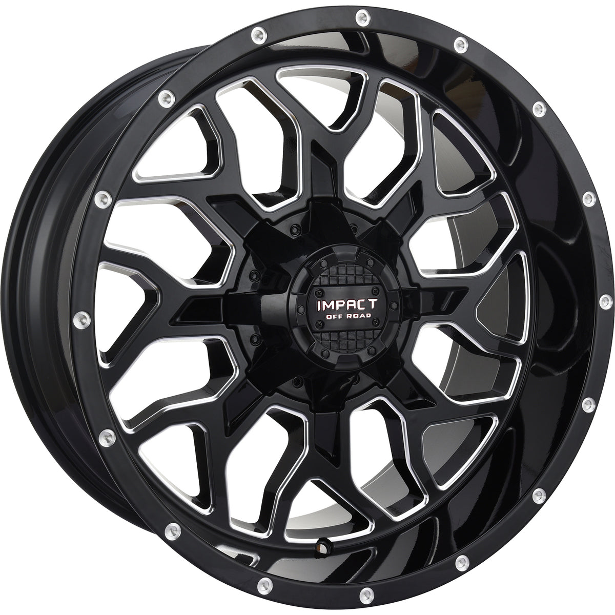 Impact Offroad 813 Black Milled Wheel