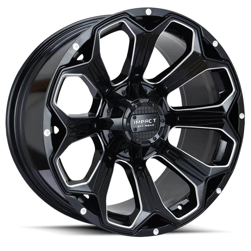 Impact Offroad 817 Black Milled Wheel