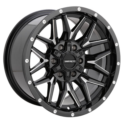 Impact Offroad 819 Black Milled Wheel