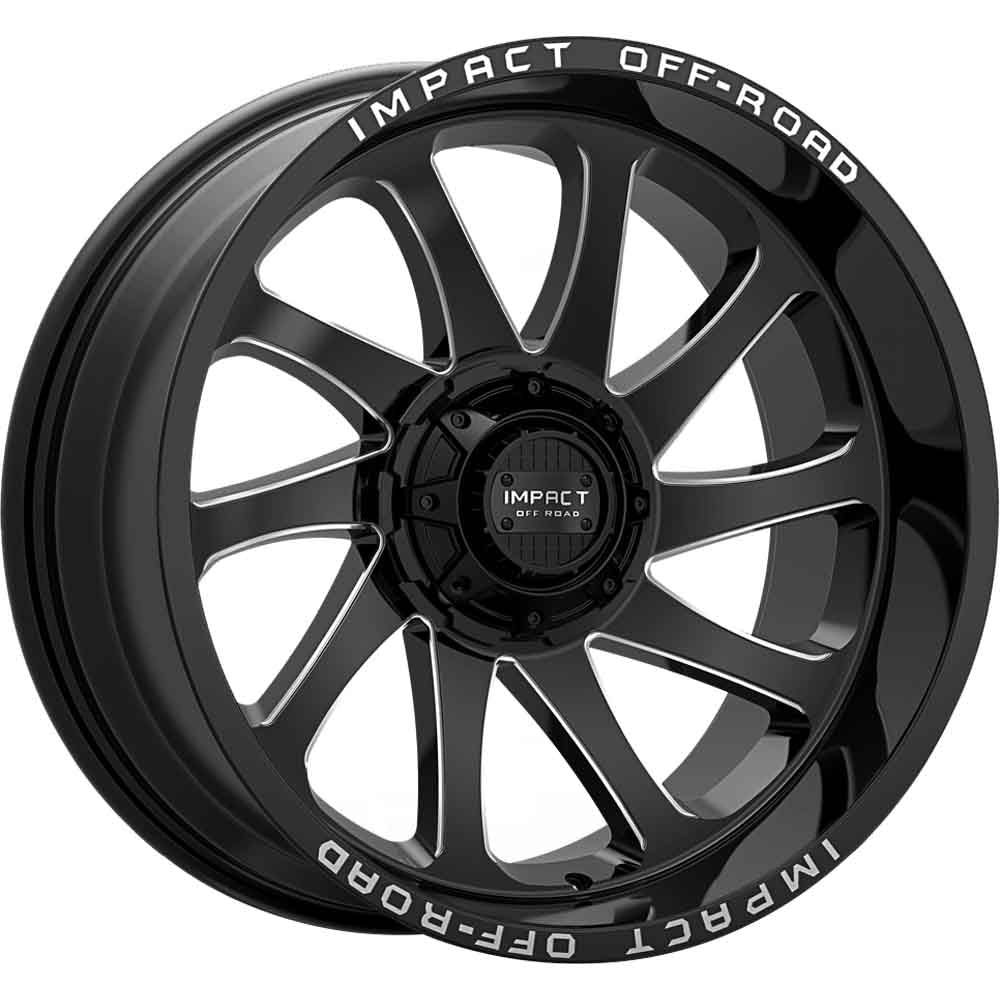 Impact Offroad 825 Black Milled Wheel