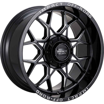 Impact Offroad 828 Black Milled Wheel