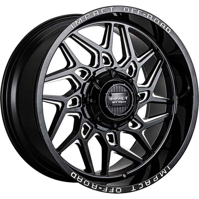 Impact Offroad 829 Black Milled Wheel