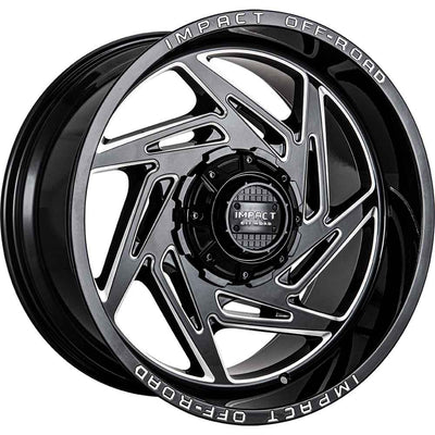 Impact Offroad 830 Black Milled Wheel