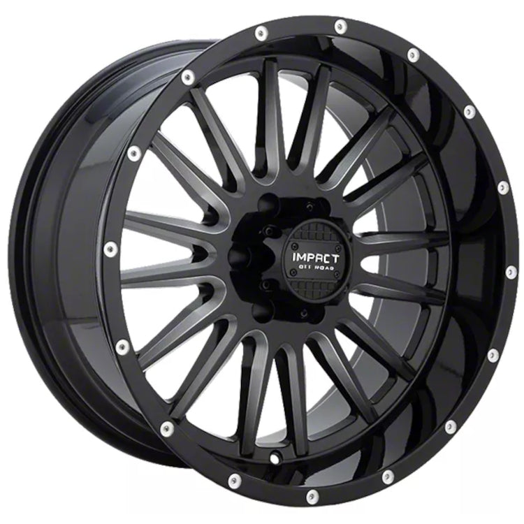 Impact Offroad 833 Black Milled Wheel