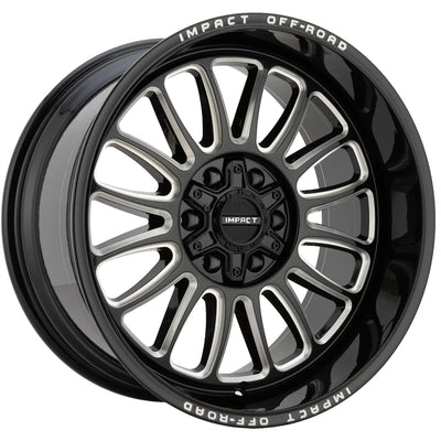 Impact Offroad 834 Black Milled Wheel