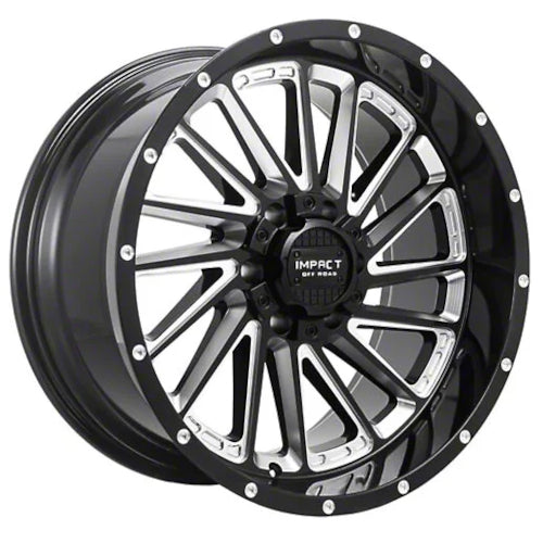 Impact Offroad 903 Black Milled Wheel