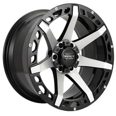 Impact Offroad 904 Black Machined Wheel