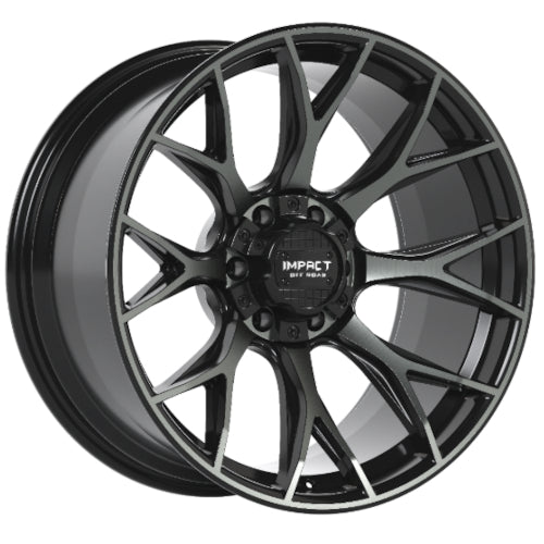 Impact Offroad 911 Black Machined Wheel